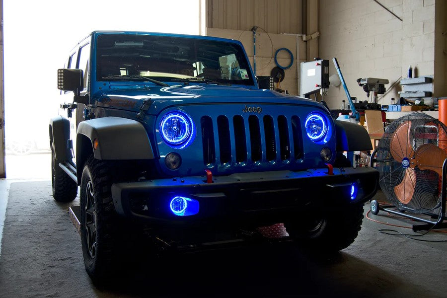 Oracle LED Surface Mount Headlight Halo Kit - Blue