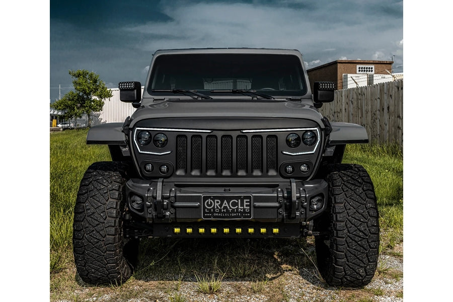 Oracle Skid Plate w/ Integrated LED Emitters - Yellow Lens
