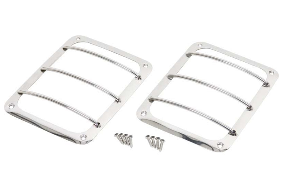 Kentrol Taillight Guard Set - Polished Silver