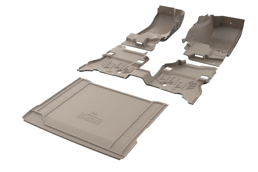 Armorlite Front and Rear Floor Kit w/ Cargo Mat - Desert Khaki