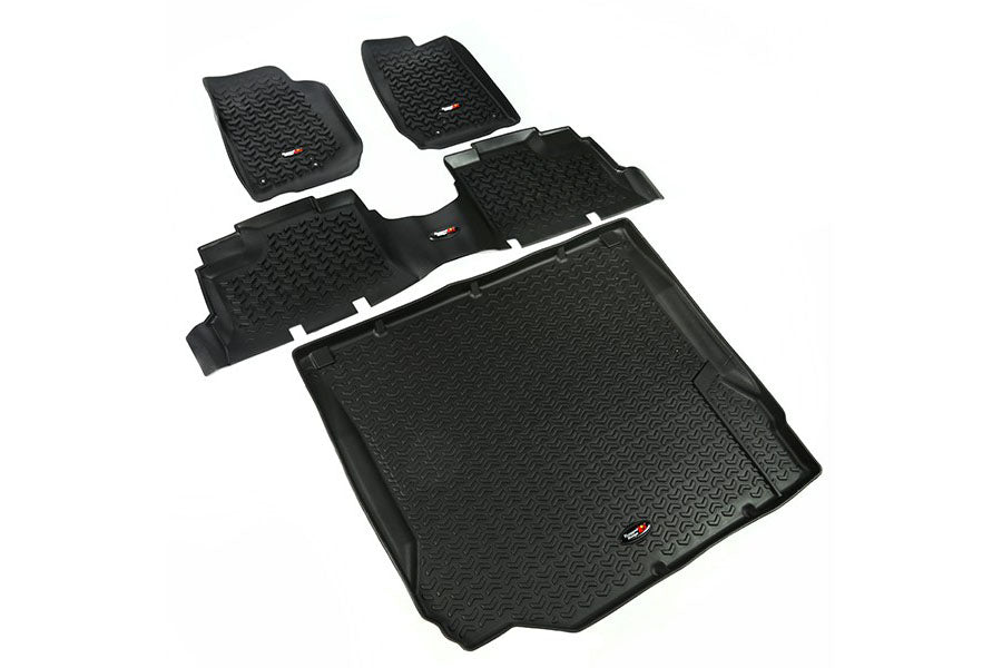 Rugged Ridge Floor Liner Kit, Black