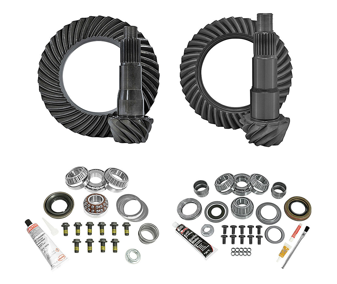 Yukon D30 Front and D35 Rear Ring and Pinion Kit w/ Gear Oil Package