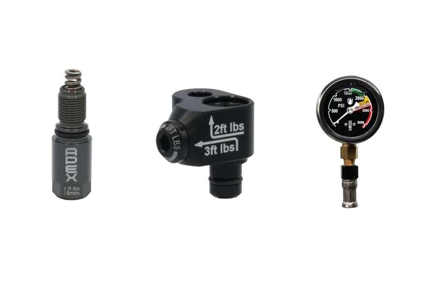 Apex Performance High Mount Through Shaft Ram w/ Port Kit