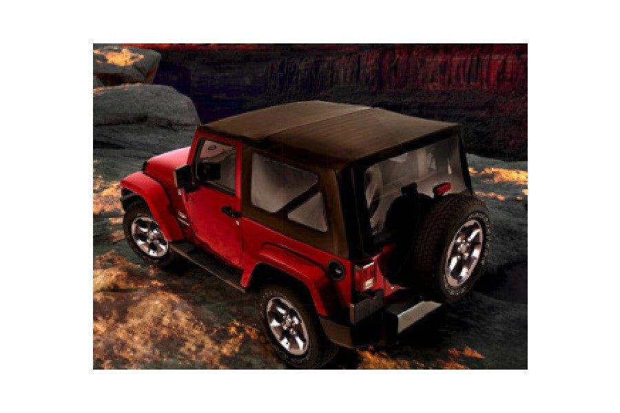 Mopar Sailcloth Tinted Window Kit - Black Diamond