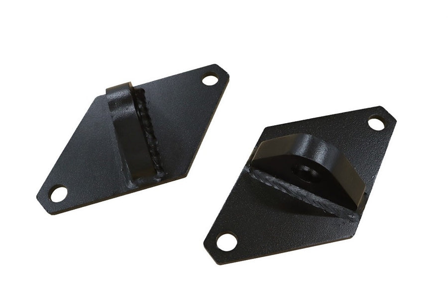 LOD Destroyer D-Ring Mounts, Pair - Bare Steel