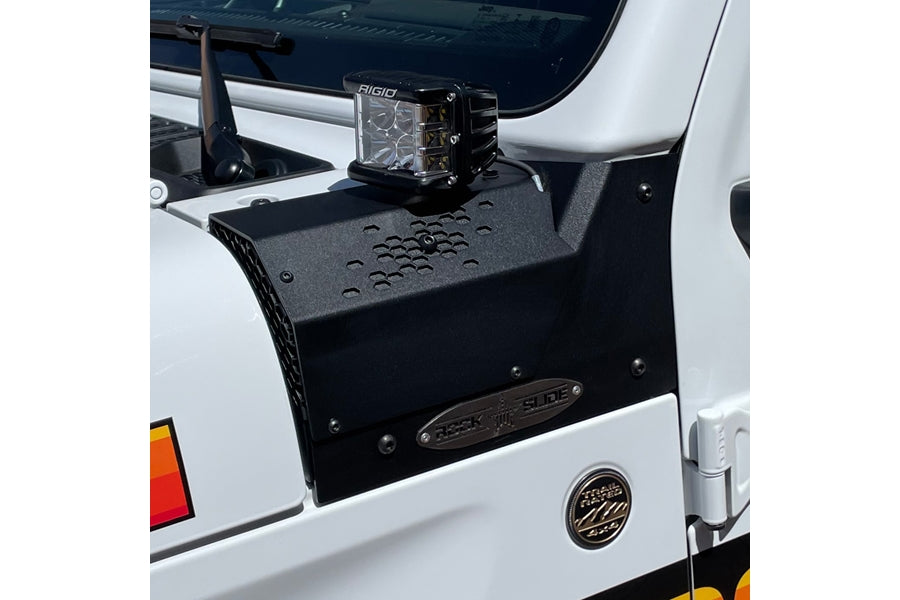 Rock Slide Engineering Lower Larger Cowl LED Light Bracket Kit