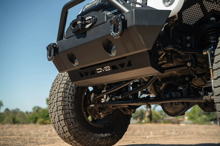 DV8 Offroad Front Skid Plate - Black