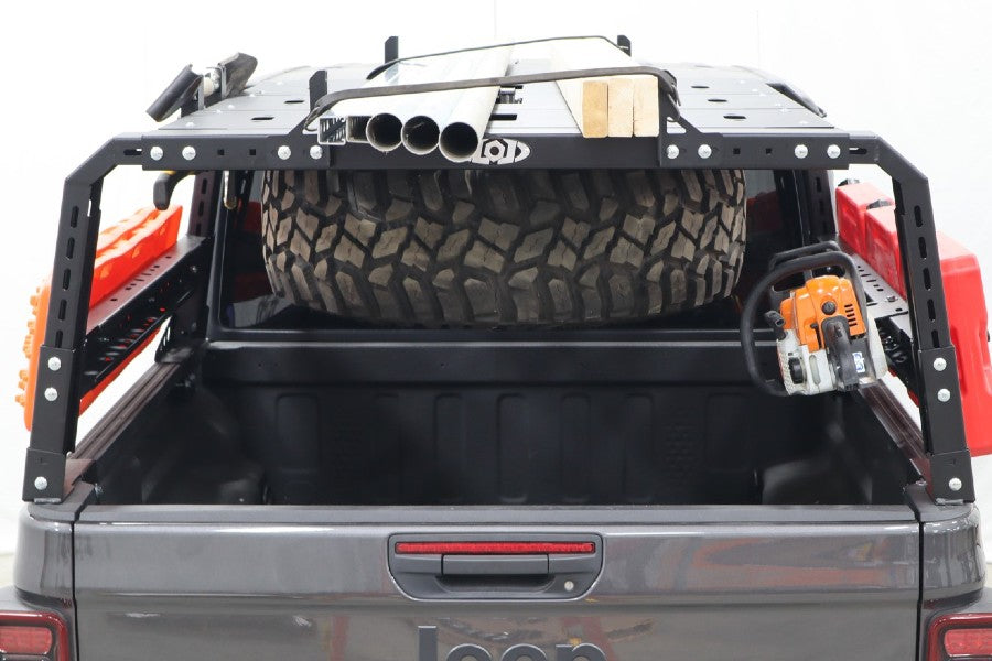 LOD Black Ops Bed Rack Load Bar Tie Downs - Black
