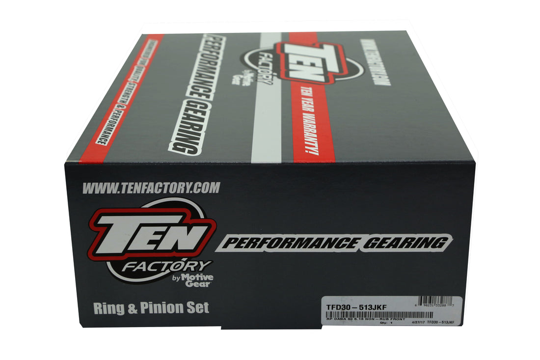 Ten Factory by Motive Gear Dana 30 5.13 Front Ring and Pinion Set