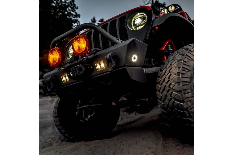 KC HiLiTES Cyclone V2 LED Single Light - Clear