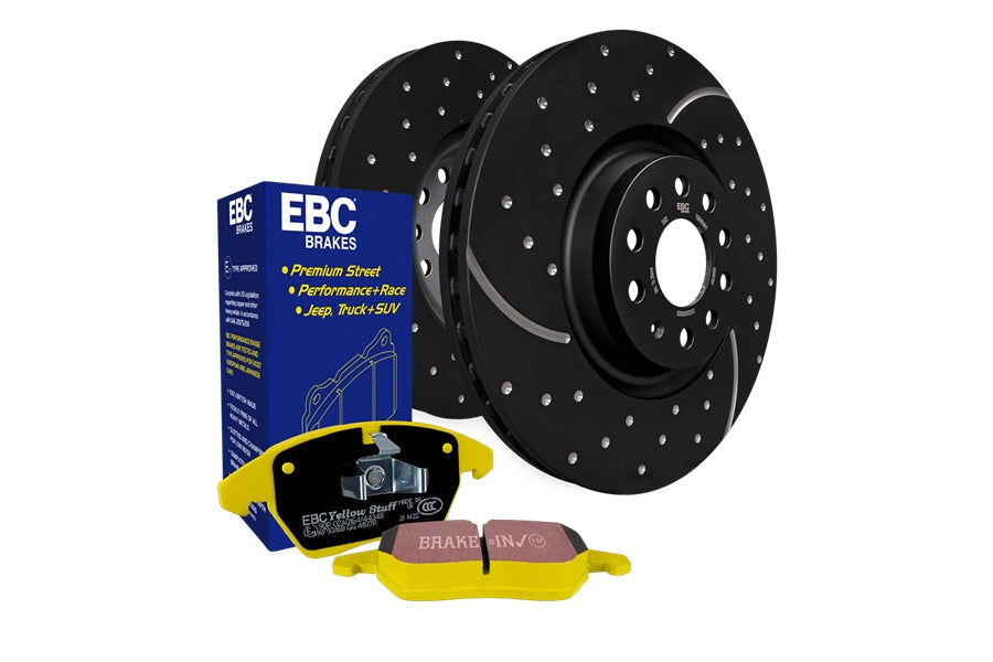EBC Brakes Stage5 Yellowstuff Rear Brake Kit