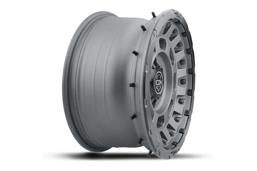 Icon Vehicle Dynamics Hammer Pro Charcoal Wheel, 17x8.5 5x5
