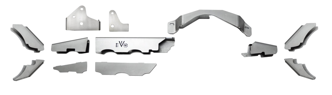 EVO Manufacturing ProTek Dana 30 Front Axle Truss and C2 Gusset Kit