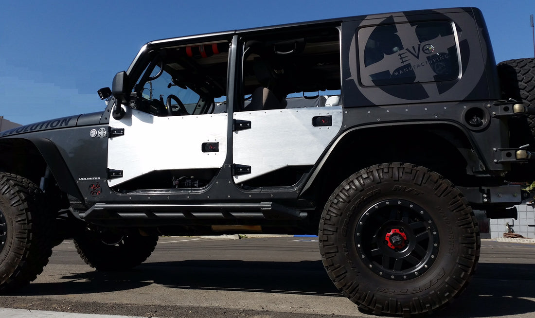 EVO Manufacturing Rear Half Door Sets Aluminum