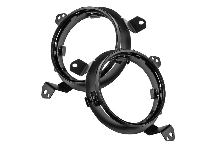 Oracle Lighting 7in High Powered LED Headlights (Pair) - Black Bezel - Dynamic ColorSHIFT
