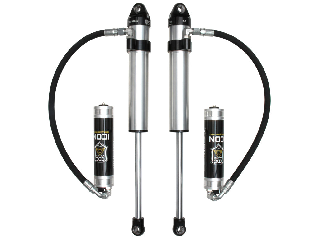 Icon Vehicle Dynamics 2.5 VS RR CDCV Front Shocks, Pair, 2.5in Lift