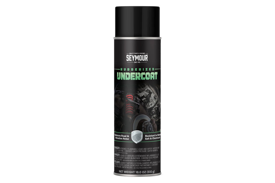 Seymour Paint Rubberized Undercoating Aerosol Spray, 18oz - Black