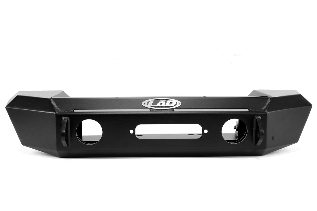 LOD Offroad Signature Series Shorty Front Bumper - Black Powder Coated