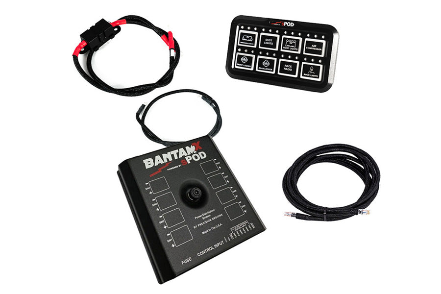 sPOD BantamX HD Switch Panel - 36in Battery Cables