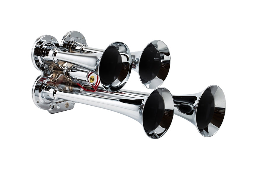 Kleinn Model 141 Quad Train Air Horn - Chrome