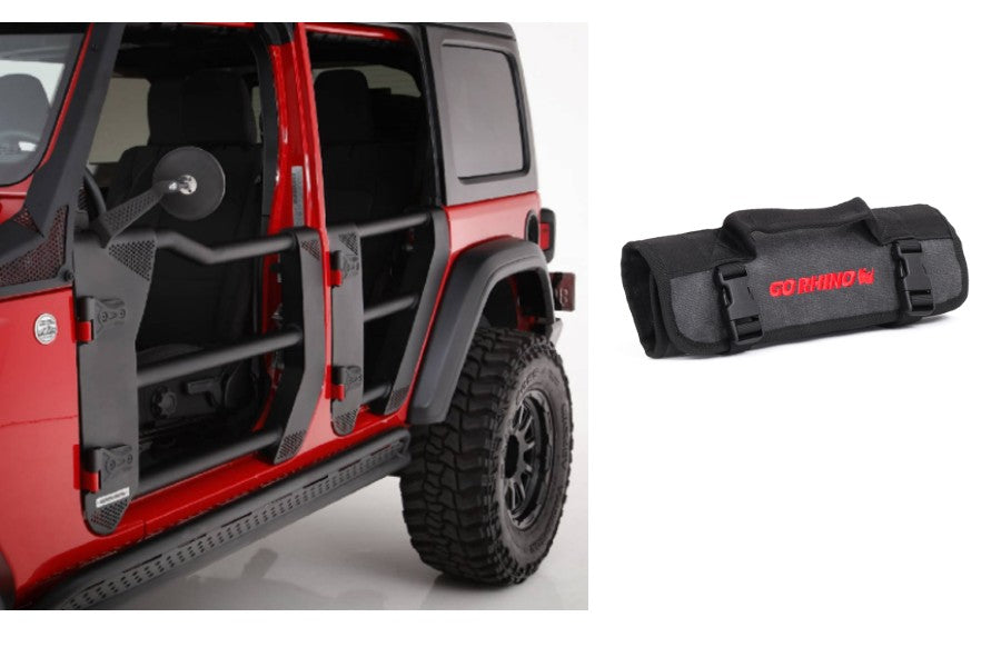 Go Rhino Trailline Tube Doors and Gear Tool Wrench Roll