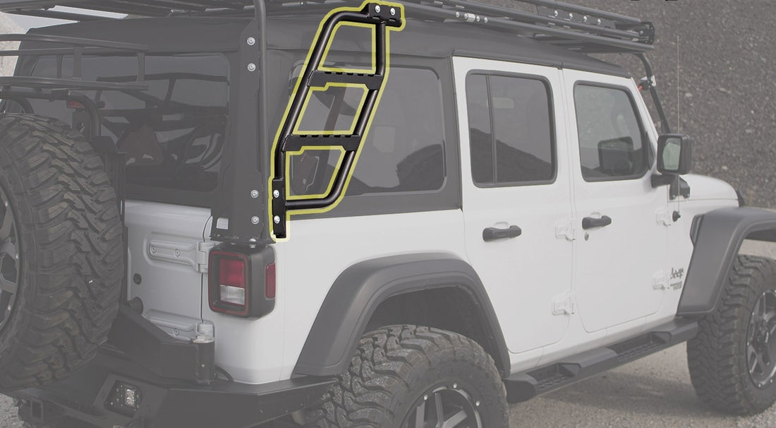 LOD Destroyer Series Roof Rack Side Ladder - Passenger Side