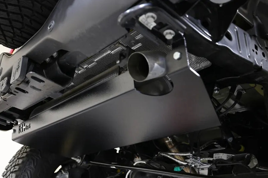 Rock Hard 4x4 Aluminum Muffler Skid Plate