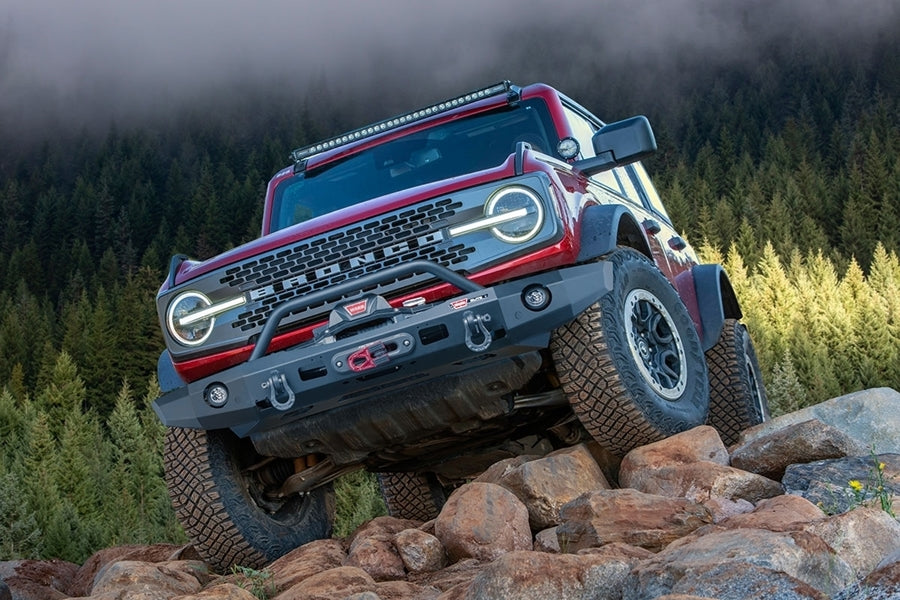 Warn Elite Front Bumper w/ Grille Guard