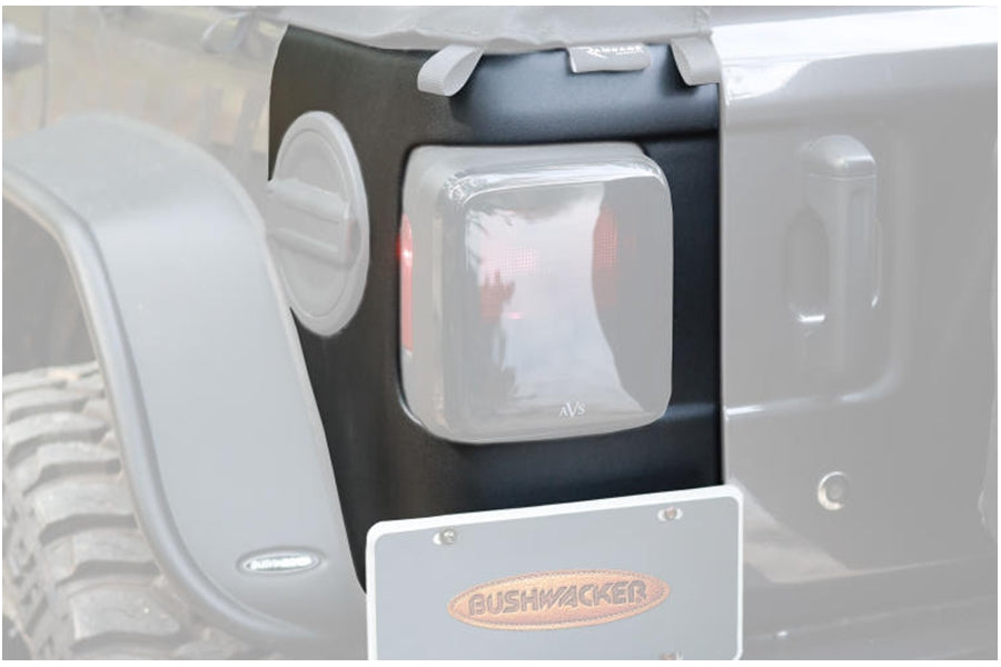 Bushwacker Trail Armor Rear Corner Guards, Pair - Diamond Black