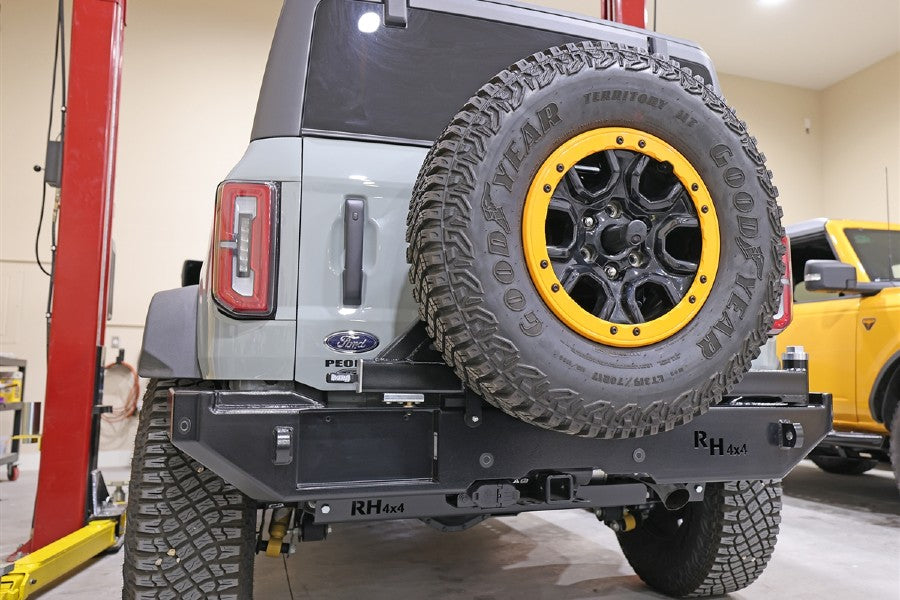 Rock Hard 4x4 Patriot Series Rear Bumper w/ Tire Carrier