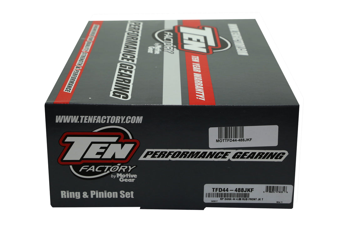 Ten Factory by Motive Gear Dana 44 4.88 Front Ring and Pinion Set