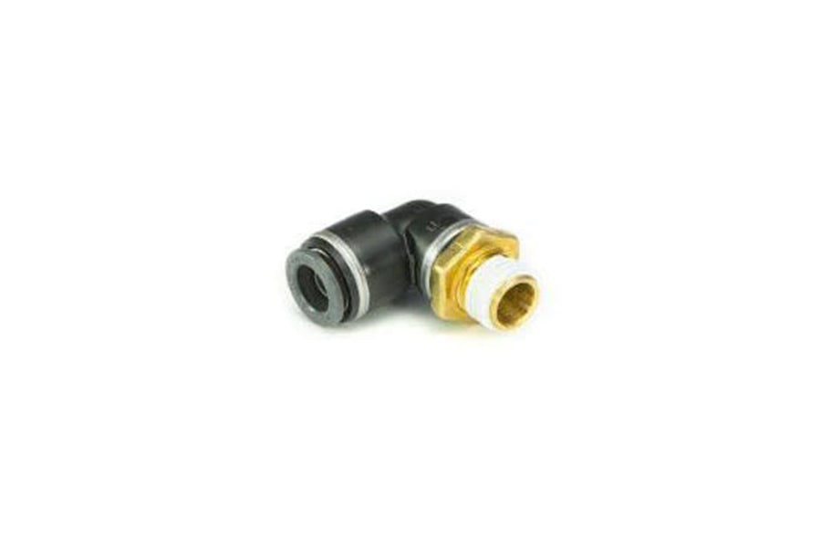 AccuAir Suspension 90Deg Swivel Elbow (3/8in DOT/PTC - 1/4in NPT)