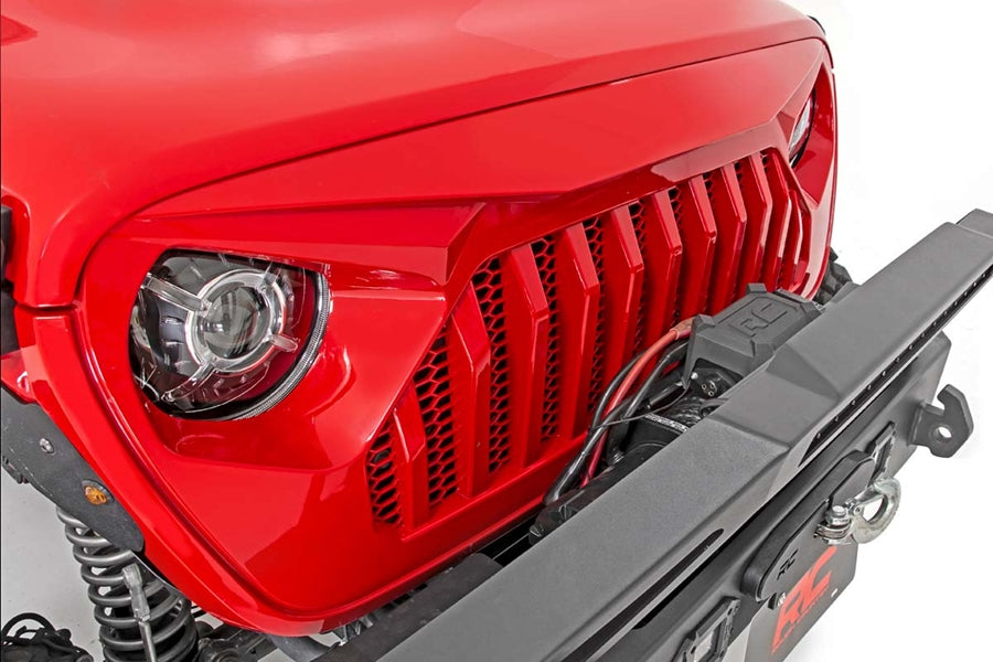 Rough Country Angry Eyes Replacement Grille - Black