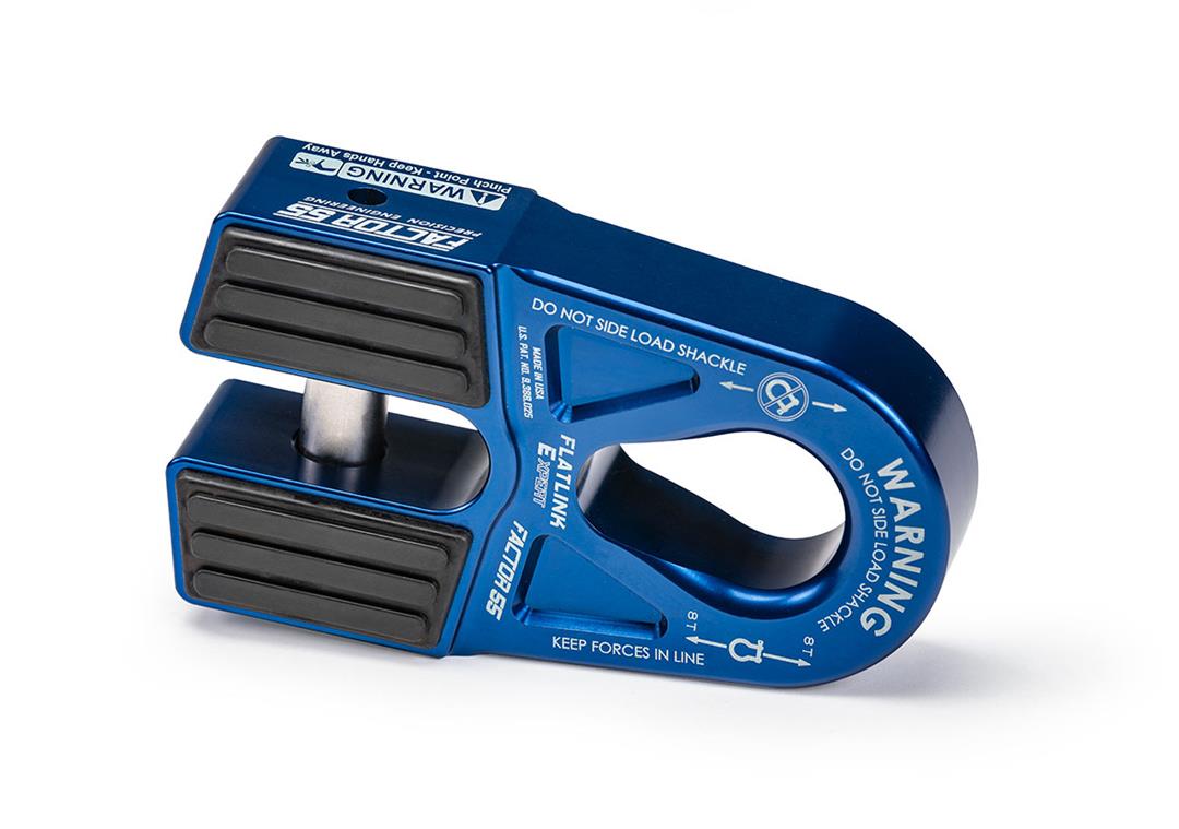 Factor 55 Flat-Link E Shackle w/ Rope Guard Kit