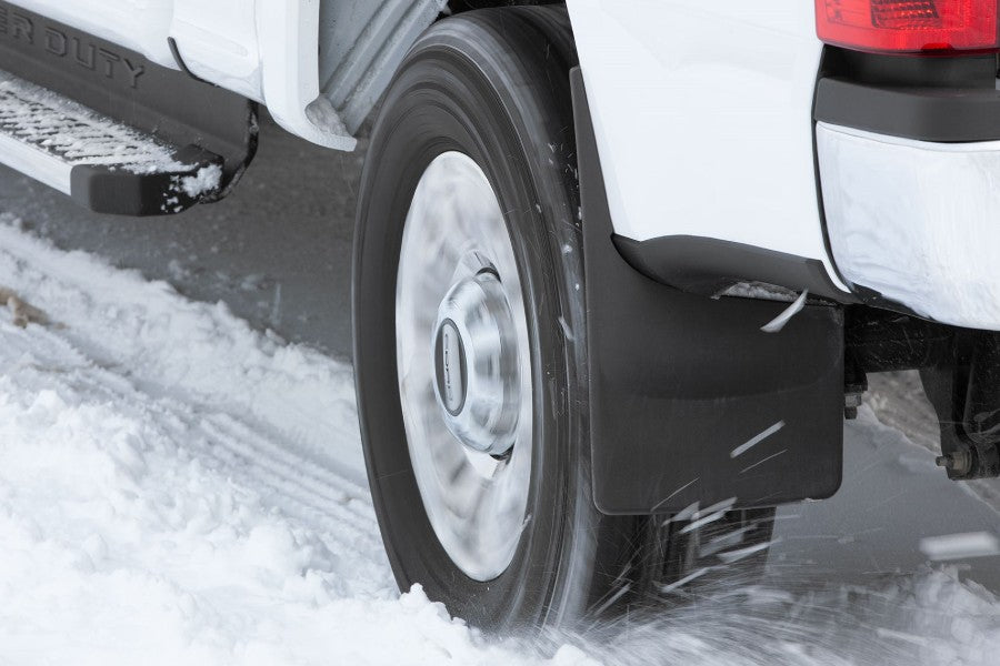 Weather Tech No Drill, Laser Measured, Custom Mud Flaps, Rear Pair, Black
