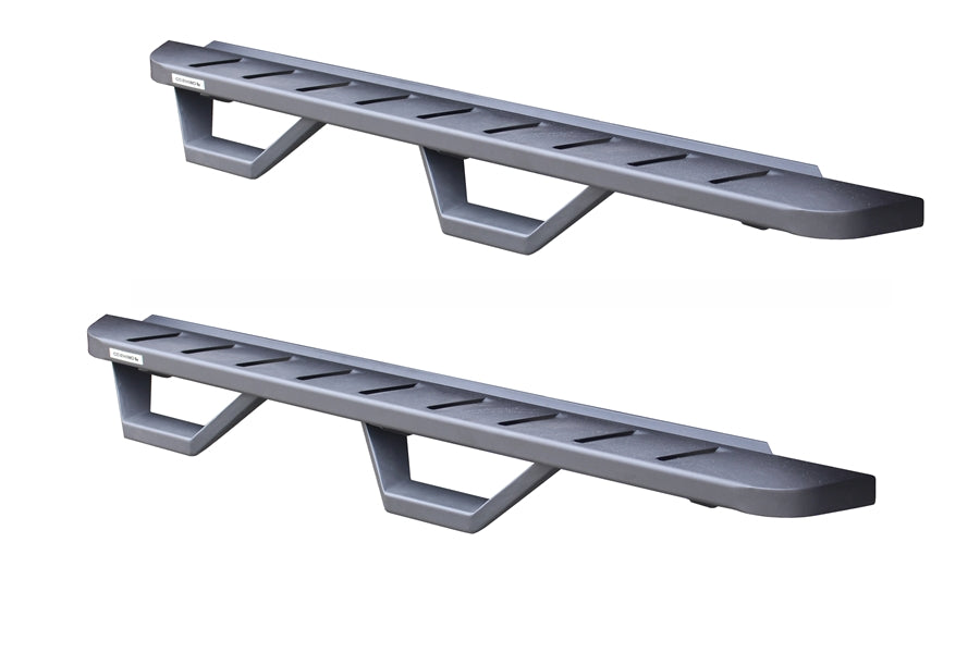 Go Rhino RB10 Running boards w/ Drop Steps - Textured Black