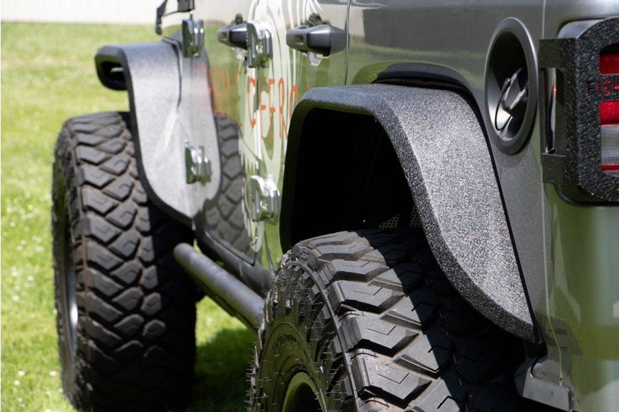Fishbone Offroad Elite Rear Tube Fenders - Steel