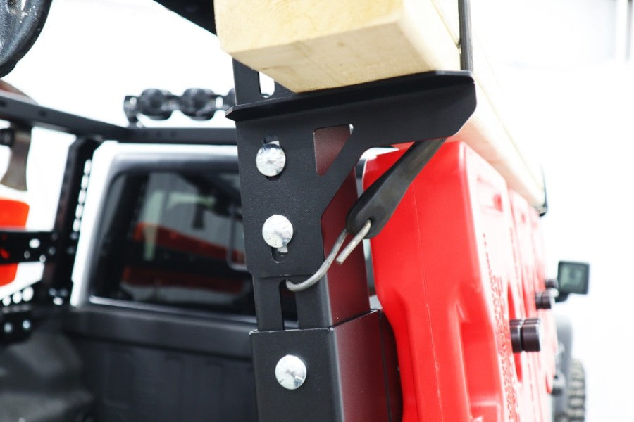 LOD Black Ops Bed Rack Load Bar Tie Downs - Black