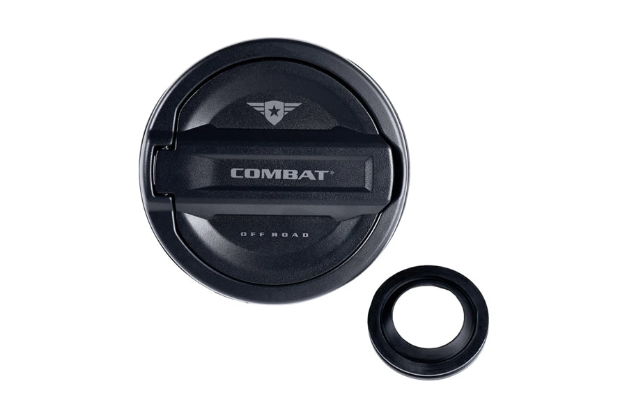 Combat Off Road Fuel Door Cover - Black Satin