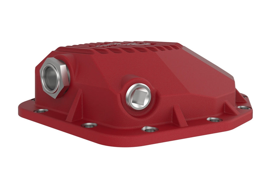 aFe POWER Pro Series D44 Rear Differential Cover w/ Machined Fins - Red