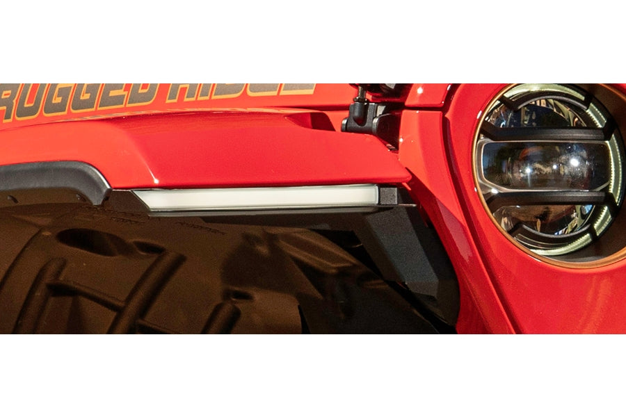 Rugged Ridge Front DRL Chop Brackets - w/ Daytime Running Lights