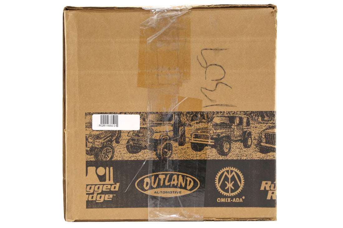 Rugged Ridge Rear Corner Guards Black