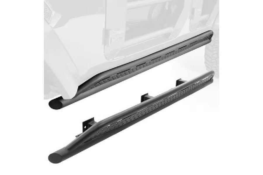 Go Rhino Dominator Frame Mounted Rock Sliders, Black Powder Coat