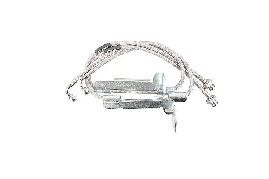 Synergy Manufacturing Stainless Braided Brake Line, Rear