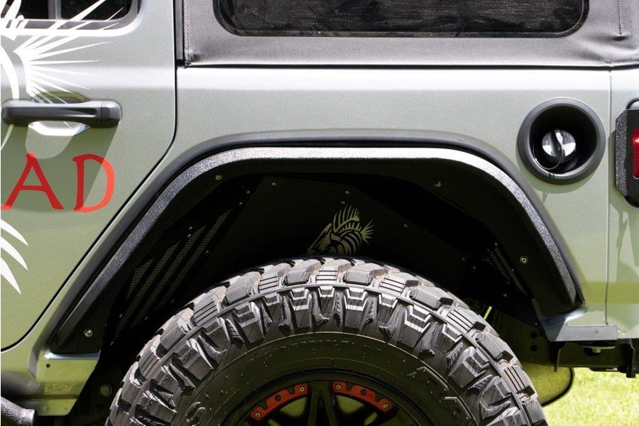 Fishbone Offroad Elite Rear Tube Fenders - Steel