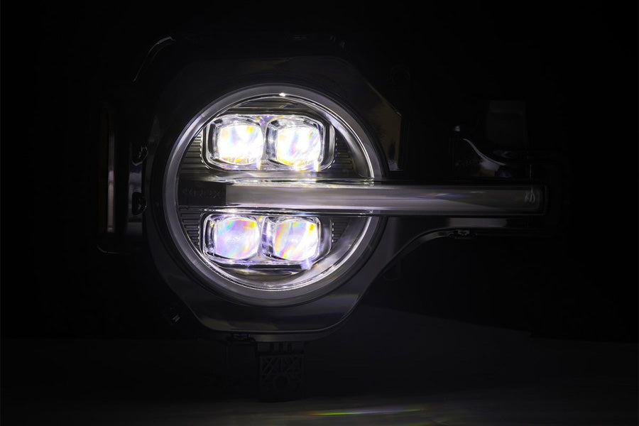 AlphaRex NOVA-Series LED Projector Headlights, Pair - Black