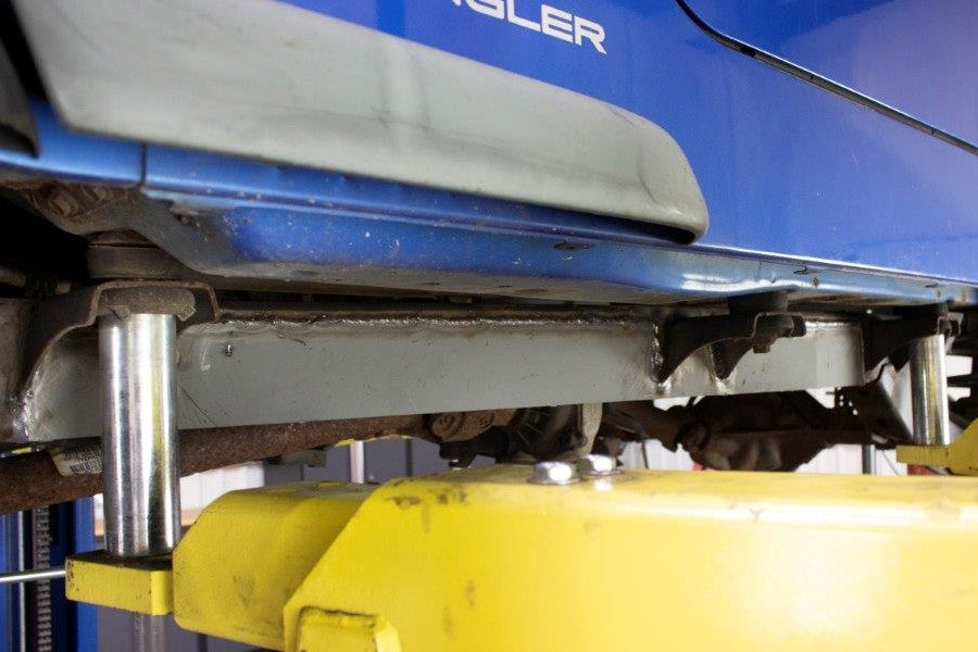 Rust Buster Center Frame at Skid Plate Mount, Right