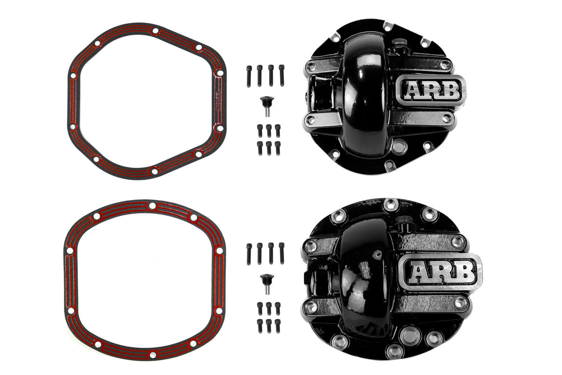 ARB Dana 30/44 Differential Covers & LubeLocker Package Black