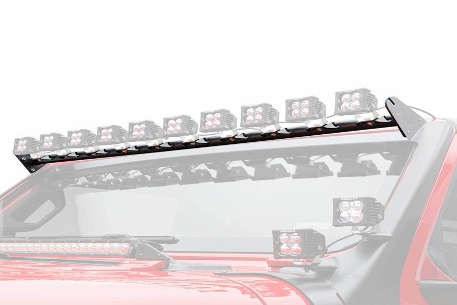 ZROADZ Multi-LED Roof Cross Bar ONLY, Holds (10) 3-Inch ZROADZ Lights Pods, (Not Included)