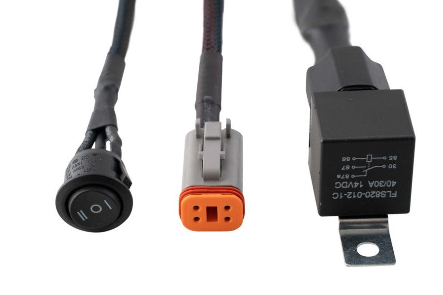 Diode Dynamics Heavy Duty Single Output 4-Pin Wiring Harness